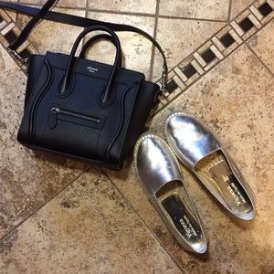 Viguera silver espadrilles